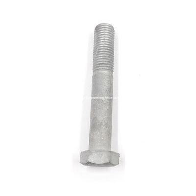 HDG Hex Bolt Bolts Nuts Manufacturer M12-M36 Carbon Steel HDG Metric Heavy Hex Head Structural Bolt