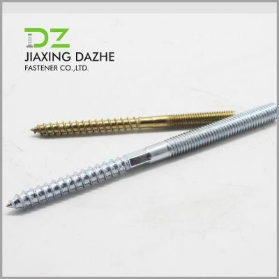 Double Head Wood Screws Double End Thread Screws Dowel Screws Hanger Screws Machine Screw