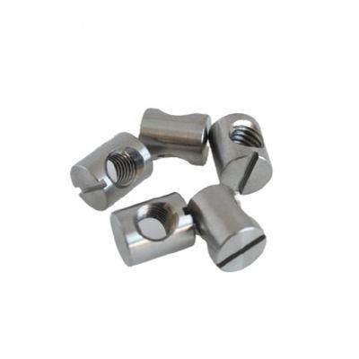 High Strength Custom M4 M5 M6 M8 M10 Gr5 Ti-6al-4V Gr5 Titanium Cross Dowels Titanium Barrel Nuts