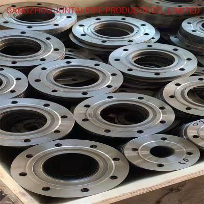 ANSI/DIN/En1092 Forged Carbon/Stainless Steel Pn10/16 Welding Neck/Blind/Slip on/Flat Plate/Socket RF/FF Pipe Flanges