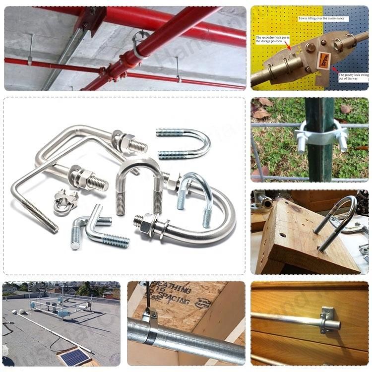 U-Bolt Hardware U Type / U Type Foundation Anchor Bolts Bay Bolt for Concrete Formwork Hook Bolt