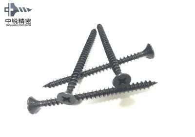 4.2X75mm Fine Thread Phillips Bugle Head Drywall Screws Black Phosphate Coated Drywall Screws