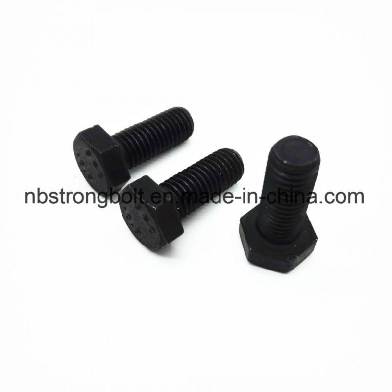 DIN933 Gr. 10.9 Hex Bolt with Blk