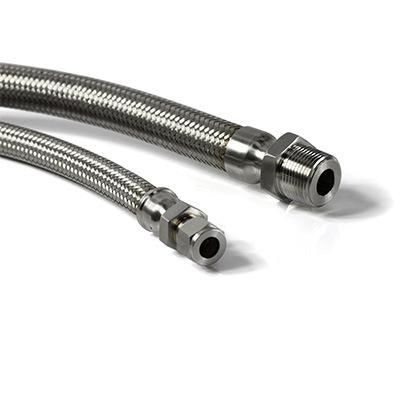 Stainless Steel 304 Braided Hose 316L Core Tube High Pressure Metal Flexible Hose