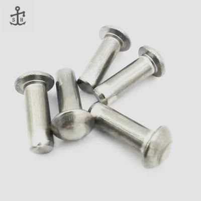 Auto Parts Fasteners DIN 124 Stainless Steel Round Head Rivets (Nominal Diameters From 10 mm to 36 mm) Made in China