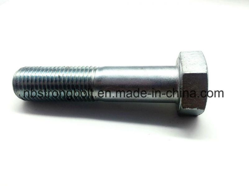 DIN931 Screw Hex Bolt Cl. 8.8 Zinc Plated