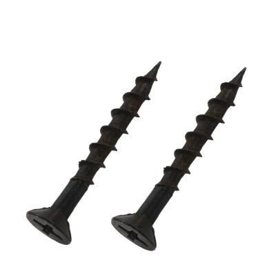 Black Phosphating Countersunk Head Self Tapping Drywall Screw