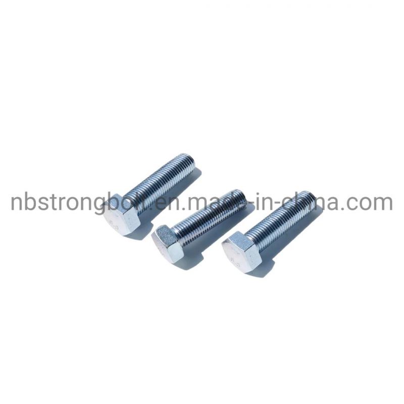 DIN933 Hex Bolt Cl. 8.8 with Zinc