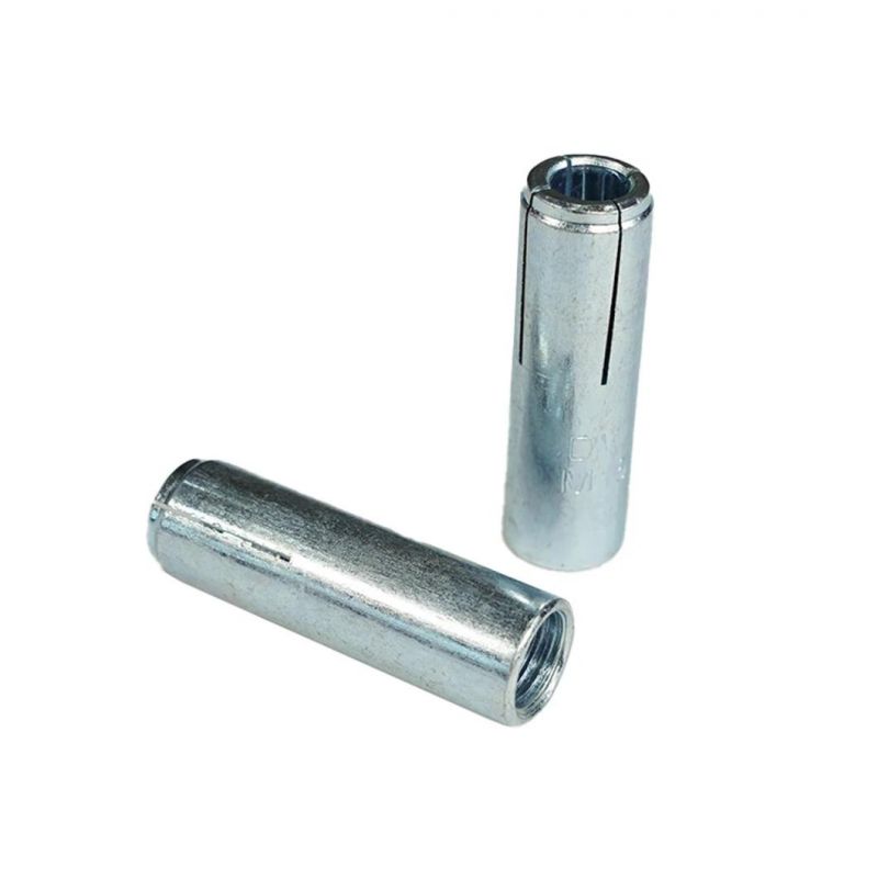 Carbon Steel Drop in Anchor White Zinc Plating with One Knurling