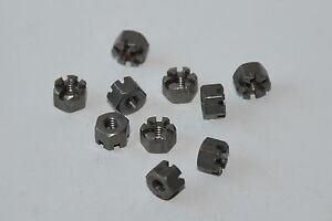 M30 Blue White Zinc or Yellow Zinc Plate Hex Slotted Nuts Castle Nuts DIN935