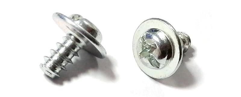 Carbon Steel Zinc Plated Pan Collar Head Phillip Slotted Screw