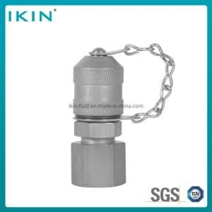 Ikin Carbon Steel Test Coupling with Male Cone Dko-24&deg; Fluid Power Support Hydraulic Connector Hose Fitting
