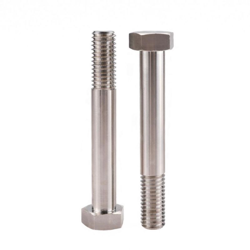 Stainless Steel DIN933 M8 Hex Bolt with Zinc Plated