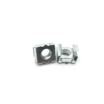M4 M5 M6 Carbon Steel Zinc Blue Plated Cage Nut Square Self Lock Nuts