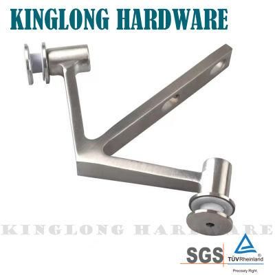 Stainless Steel Staircase Glass Railing Hardware Fence Handrail Glass Connector Pipe Support