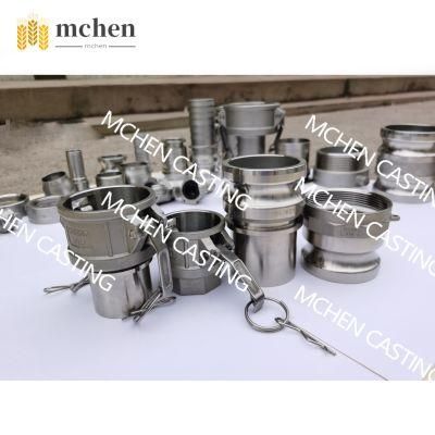High Quality Stainless Steel 304/316 Type D Ss Camlock Quick Coupling