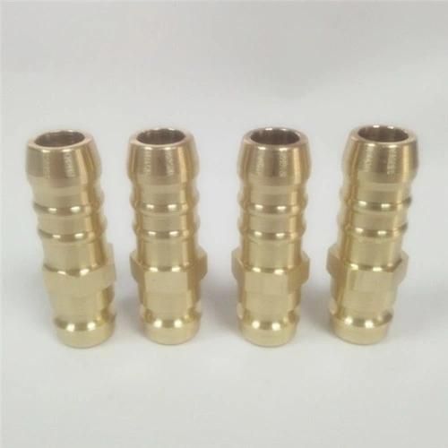 Hasco Brass Straight Water Pipe Flexible Connector with Hose Barb