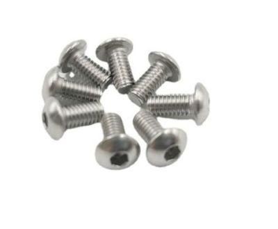 American and British 304 Stainless Steel Hexagon Socket Head Round Head Screw Half Round Head Hexagon Socket Cup Screw