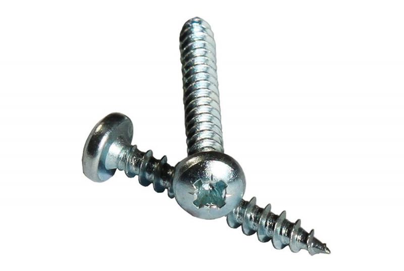 Yellow/Blue Zinc Plated Carbon Steel #2 pH Drive Cross Recess Woodworking Hinge Tape Chipboard Screw