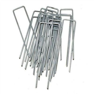 12ga-8&quot;X8&quot;X1&quot; Galvanized Staples Garden Landscape SOD Staples Anti-Rust U/V Pins