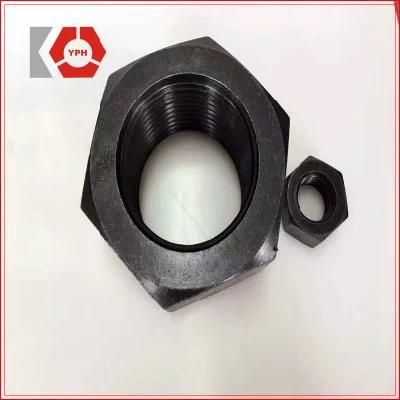 A194 2h Structural Stainless Steel Heavy Nuts Black