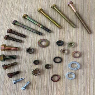 Unc Flange Nut &amp; Bolt 3/8 Zinc Alloy/Flange Nut