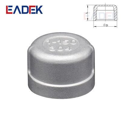 Stainless Steel Connector Female Round Cap Pipe Fitting