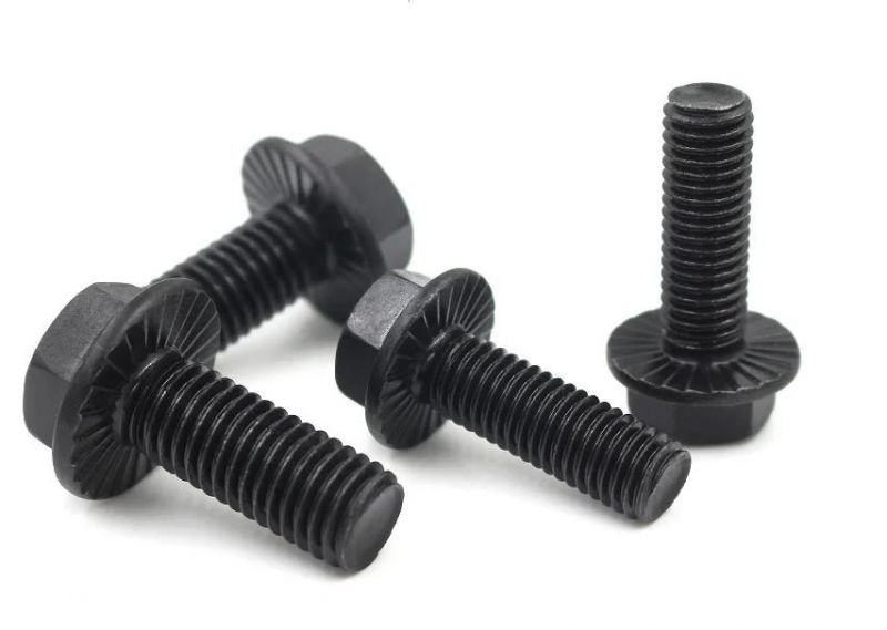 12.9 Hex DIN 6291 Bolts Nuts M14 JIS B1189 M10 M4 M7 12 Point Flange Bolt