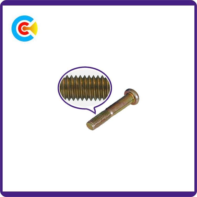 GB/DIN/JIS/ANSI Carbon-Steel/Stainless-Steel Plum Flat Head Inch Self-Tapping Screws for Furniture