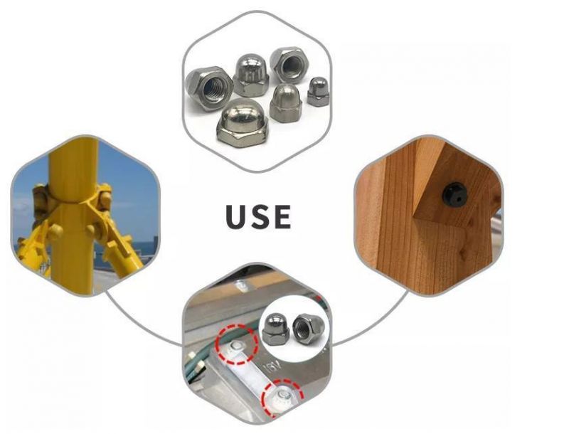 Hot Sale Fastener Products DIN1587 DIN917 Hex Domed Cap Nut