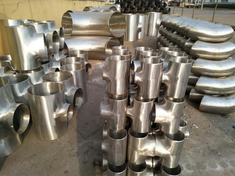 Seamless Stainless Steel Butt Welding Pipe Fitting Equal Tee