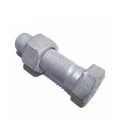 Hex Bolt and Nut ASTM A193 Gr B7 Stud ASTM A194 Gr 2h Heavy Hex Nut M3~M36 General Industry Steel Hex Bolts Manufacturer