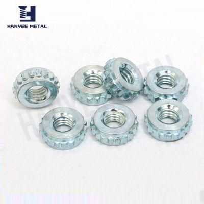 Knurl Lock Gear Nut with Steel Zinc Plating