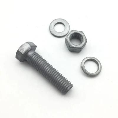 Factory Cheap Price Hot Dipped Galvanized HDG Carbon Steel Hex Head Bolt