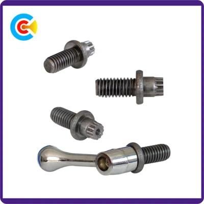 4.8/8.8/10.9/Carbon Steel Galvanized Customized Non-Standard Hobbing Car Handle Mechanical Screw