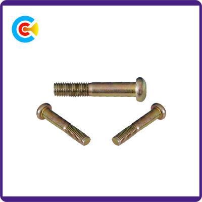 GB/DIN/JIS/ANSI Carbon-Steel/Stainless-Steel Plum Flat Head Inch Self-Tapping Screws for Furniture