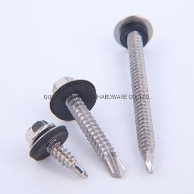Fasteners Hexagon Flange Head Self Driliing Roofing Screws with EPDM Washer