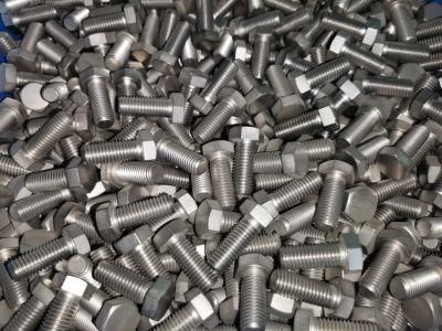 304 Stainless Steel Hexagon Head Bolt-Full Thread in Stainless Steel