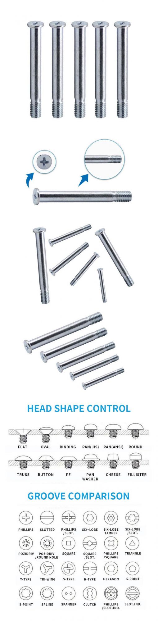Zinc Plated Countersunk Phillips Head Bolt