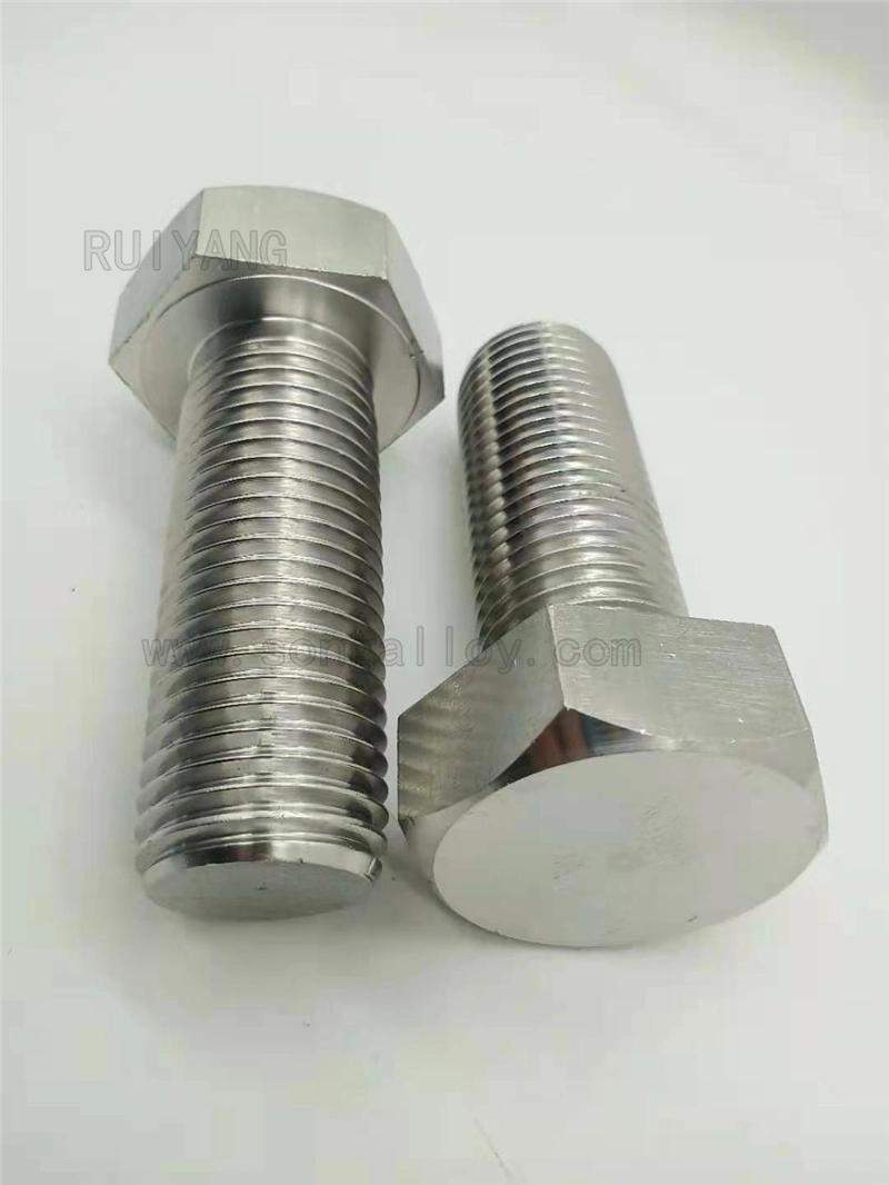 DIN933 Hex Bolts in Titanium Bolts Fastener and Titanium Screws Tc4 M5*20