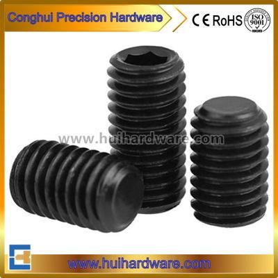 Carbon Steel Class 12.9 Hexagon Socket Set Screws with Flat Point M2-M24