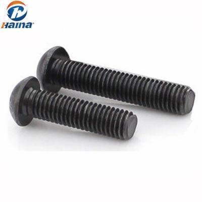 M6 M8 M16 M18 Black Carbon Steel Mushroom Head Bolt