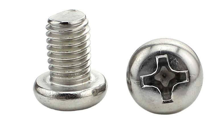 Grade 4.8 Phil Pan Head Machine Screw Zinc Plated