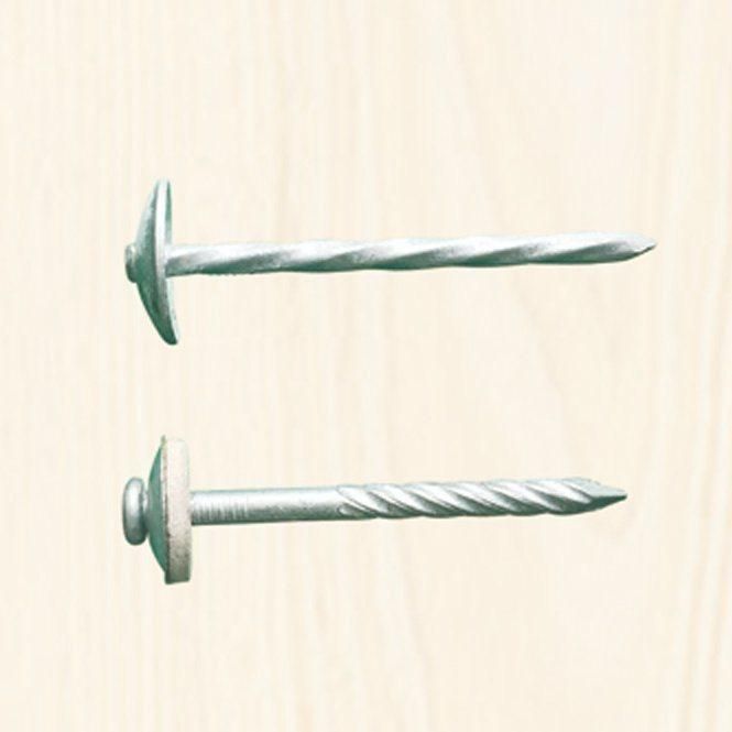 Umbrella Head Hot Dipping Roofing Nails with Rubber Washer