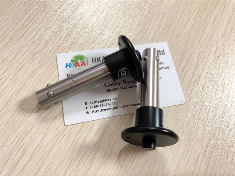Stainless Steel Indexing Plunger Spring Pin with Lock Slot