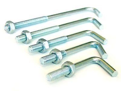 Custom L/J/U/I Shape Foundation Bolts Anchor Bolts Zinc/HDG/Dacromet M12*700