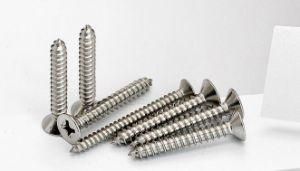 Self Tapping Screw Cross Flat Head Screws Nickel Plated Steel Pozi Countersunk Head Wood Screw Woodworking Screws