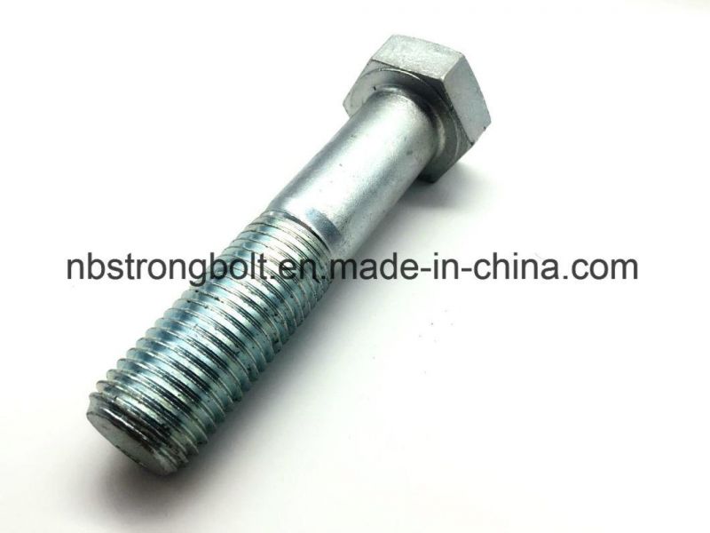 DIN931 Screw Hex Bolt Cl. 8.8 Zinc Plated