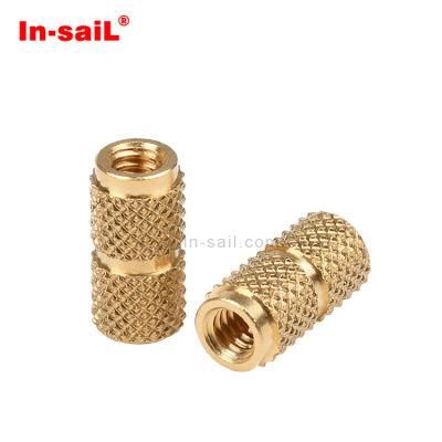 Inmold-Tek Round Head Brass Knurls Insert Nuts