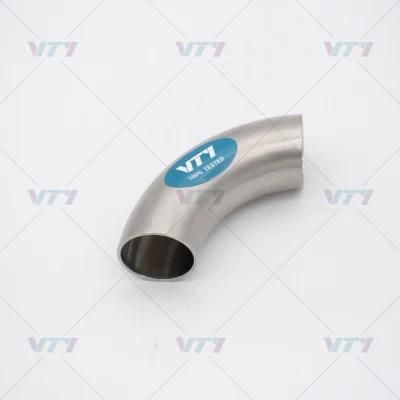 Stainless Steel Sanitary Fitting 90 Degree Sanitary Elbow SS316L